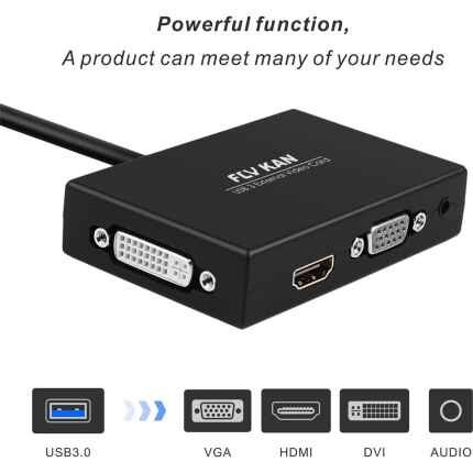 USB 3.0 to HDMI-DVI-VGA Video External Graphics Card